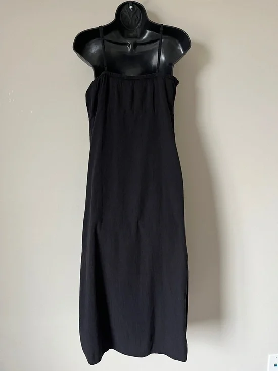 Old Navy Sleeveless A Line Cami Maxi Dress Black Size Small - Picture 5 of 8